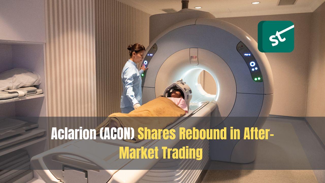 Aclarion (ACON) Shares Rebound in After-Market Trading